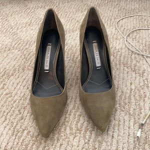 Green Charles David heels. Size 8